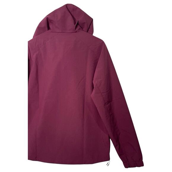 Psycho Tuna Jacket Mens Small Purple Wine Windbreaker Jacket Pull Over Hoodie - Picture 12 of 14